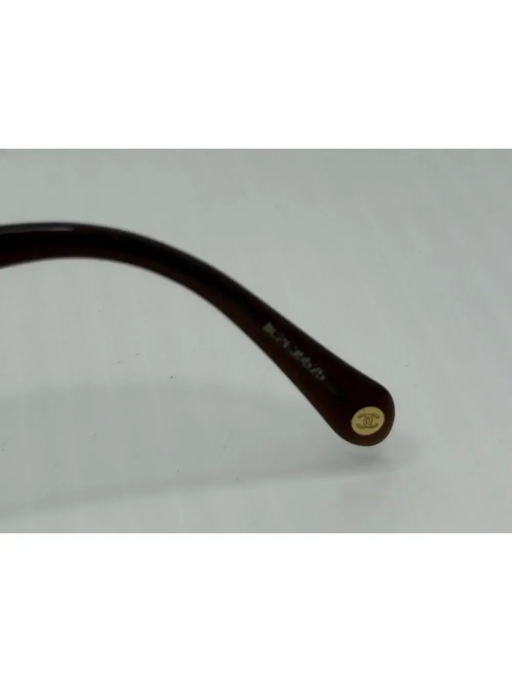 Rare Authentic Chanel 3087-B c.847 Black/Brown 52mm Frame Only
